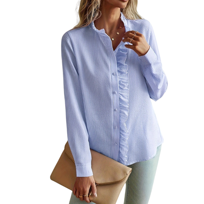 CRIZA™ – Smidig blus med knappar framtill