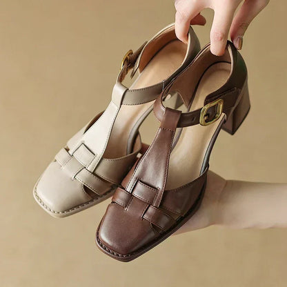 Belliora | Square Toe sommarsandaler