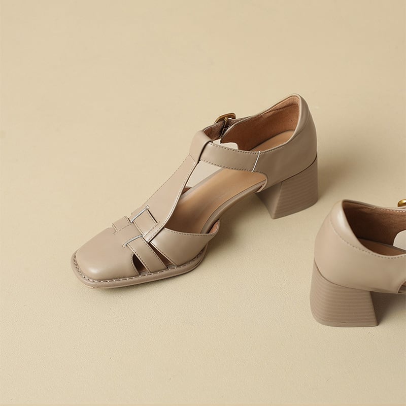 Belliora | Square Toe sommarsandaler