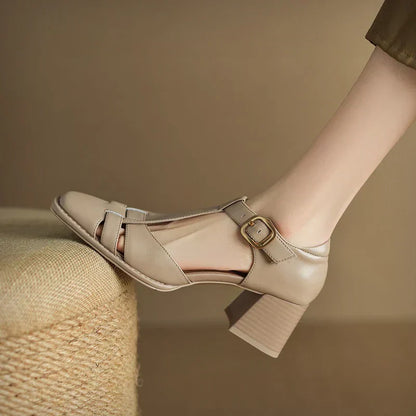 Belliora | Square Toe sommarsandaler