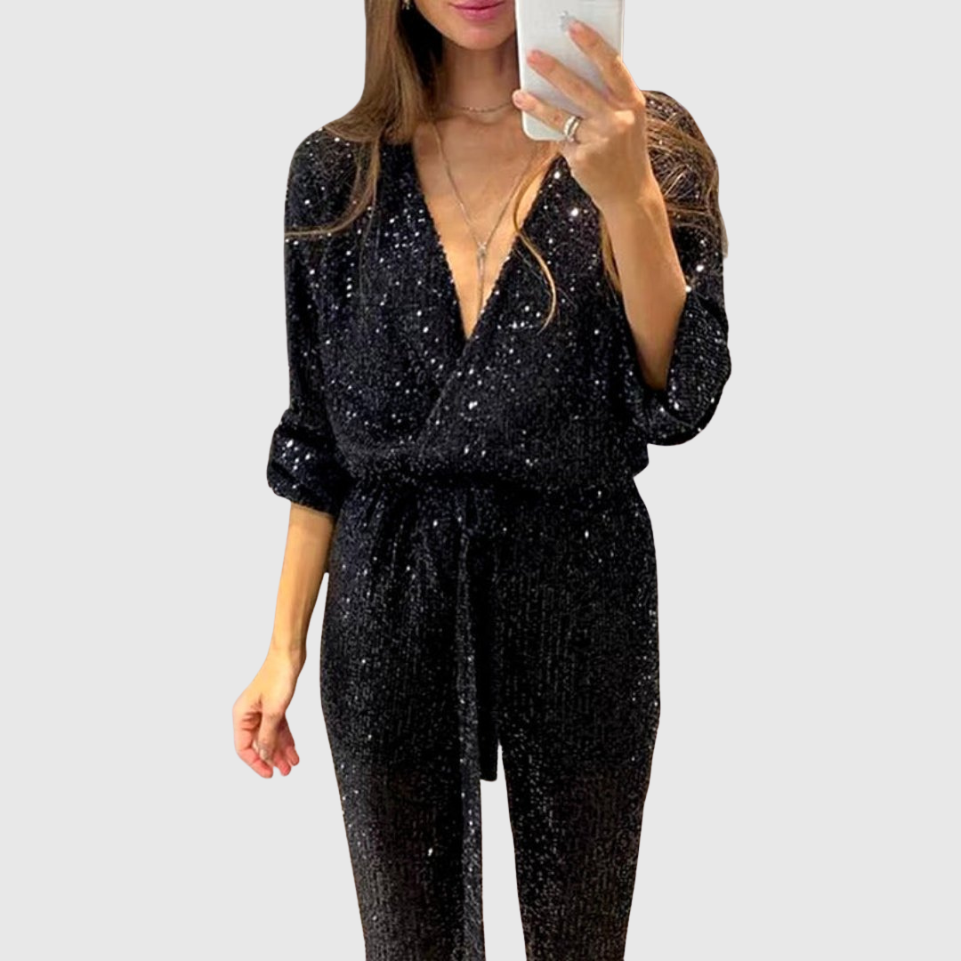 Aralyn | Glittrande festjumpsuit