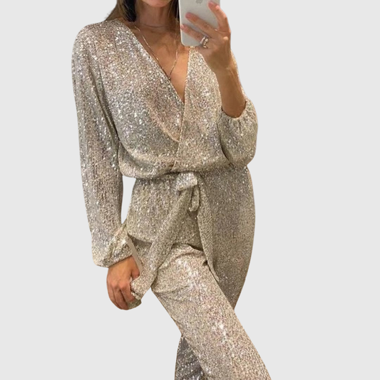 Aralyn | Glittrande festjumpsuit