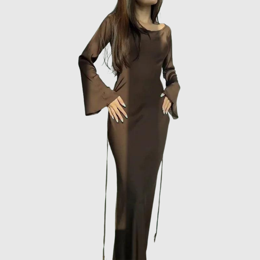 Sybilla | Vinterklänning med långa ärmar