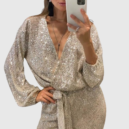 Aralyn | Glittrande festjumpsuit