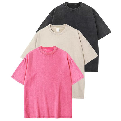 HOLLIE™ - Avslappnad rundhalsad t-shirt med lös passform (3-pack)