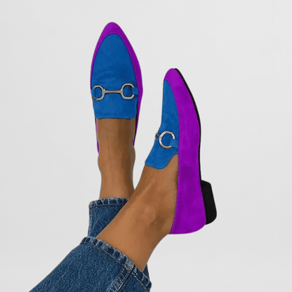 Ginevra - Färgglada Boho Loafers