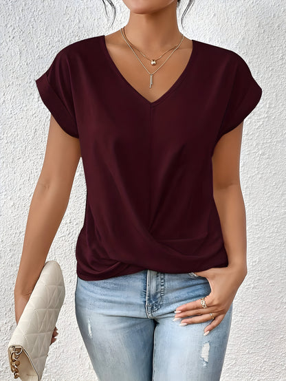 MEIKA™ – V-ringad topp med klassisk v-ringad detalj