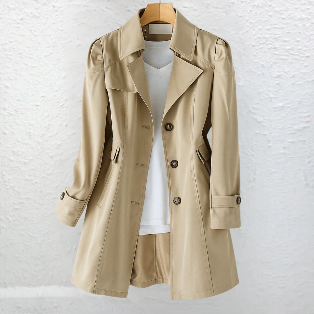 Aimee - Klassisk vintage trenchcoat