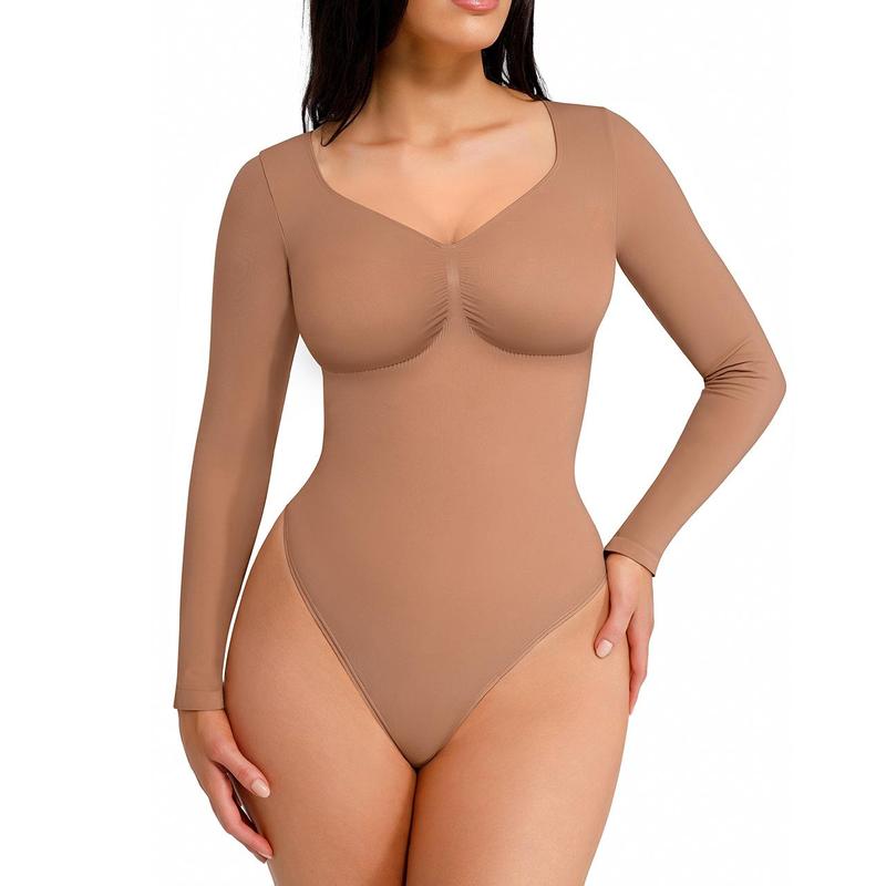 SONYA™ - Sömlös, formande långärmad stringtrosa för komfort