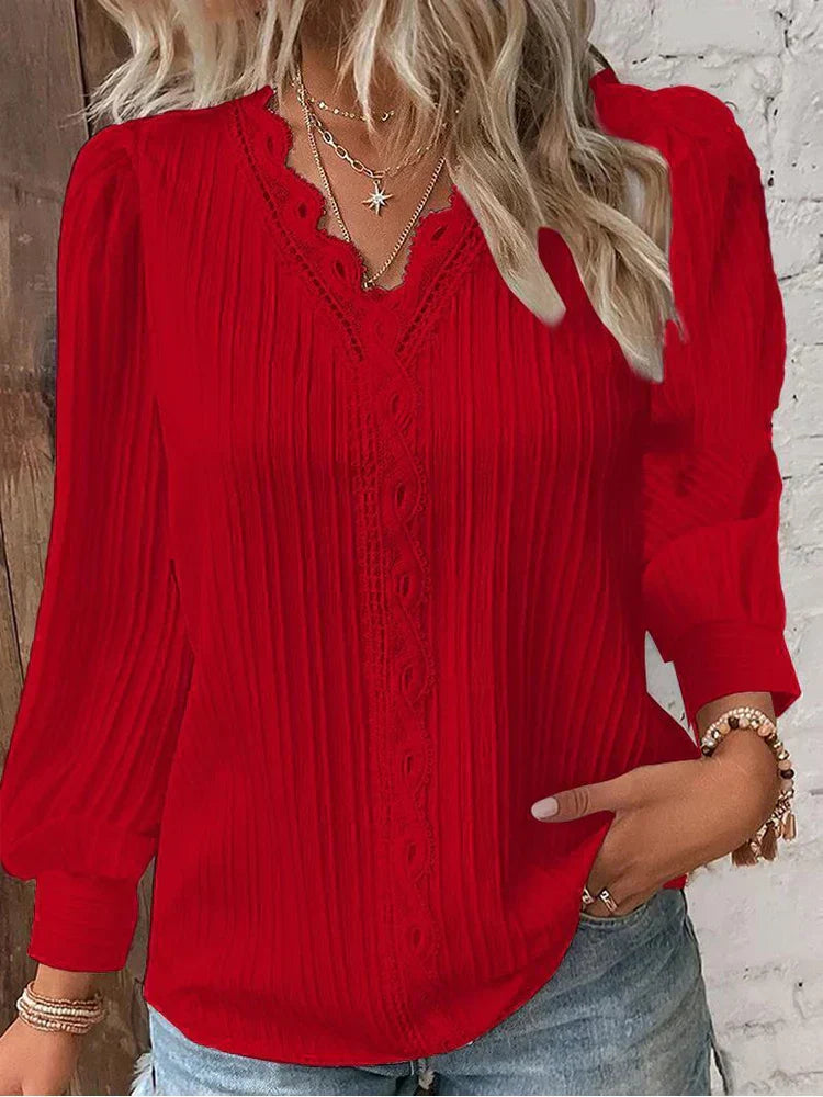 RENATA™ - Klassisk veckad topp