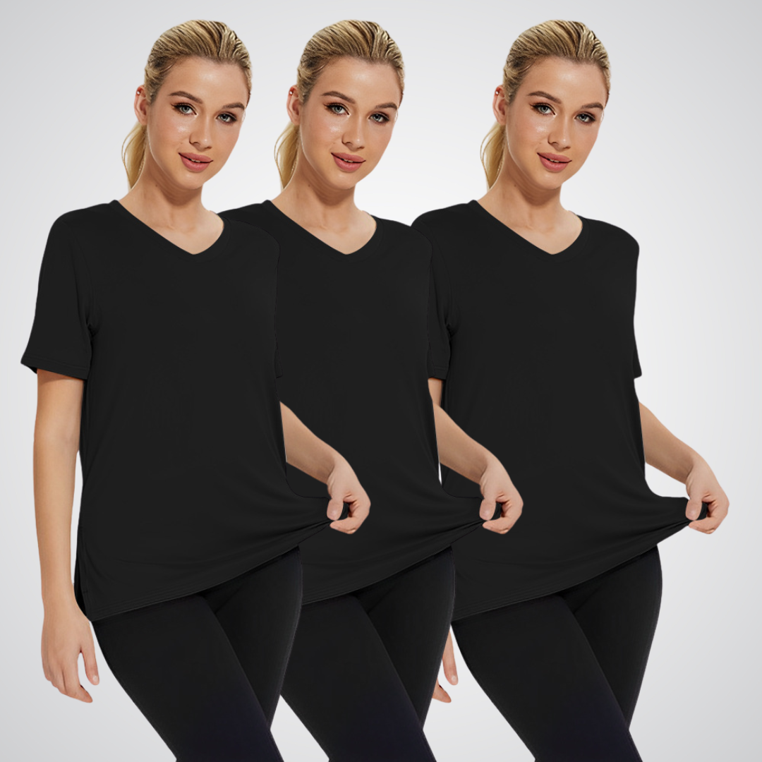 SELENA™ - Avslappnad lös passformad t-shirt (3-pack)