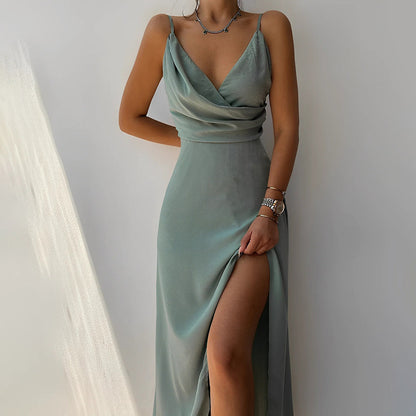 Lillian | Elegant Lyxig Maxiklänning