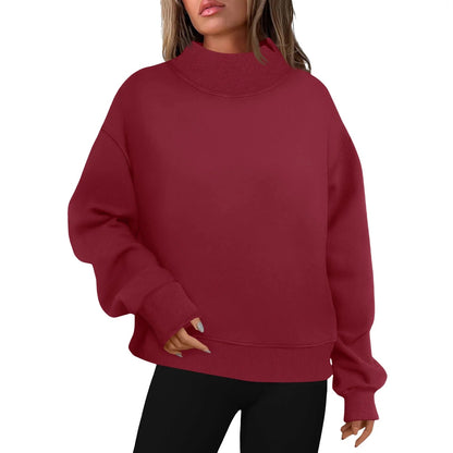 MARYLYN™ - Damtröja med polotröja och långärmad pullover