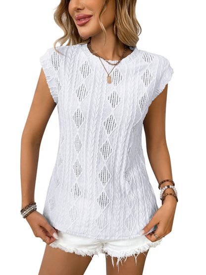 DELICE™ – Lätt, elegant stickad t-shirt