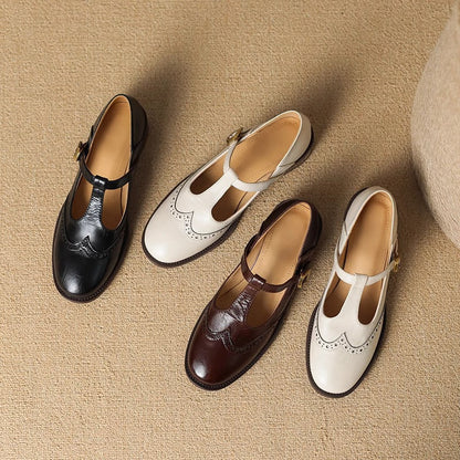 Ysolenne | Eleganta T-Bar Mary Janes
