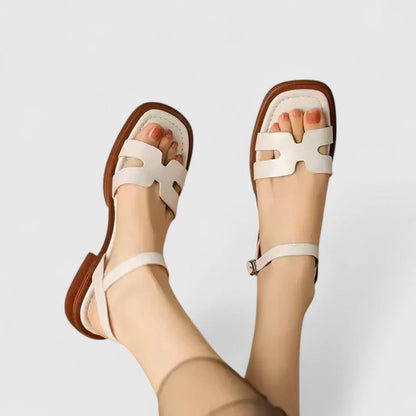 Maria - Justerbara sandaler med ankelrem