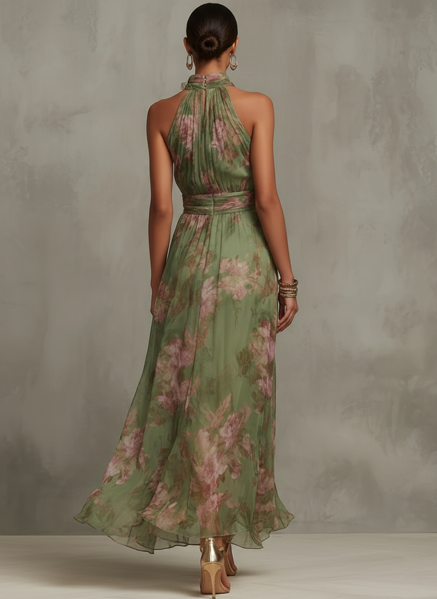Bella - Elegant blommig sommarklänning