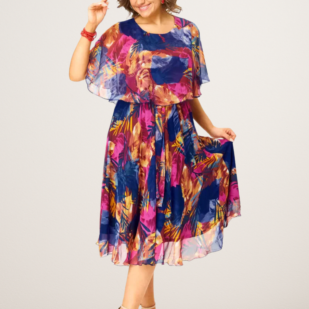 Alice - Elegant Sommarklänning i Chiffong