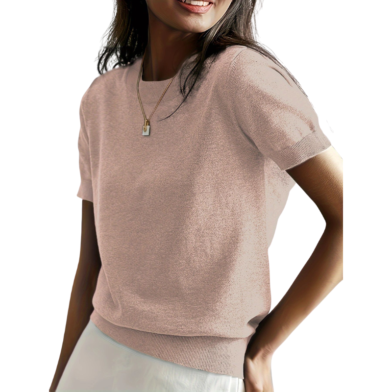 JENNY™ - Klassisk rundhalsad casual topp
