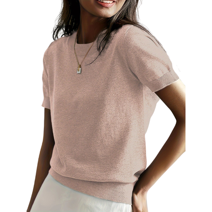 JENNY™ - Klassisk rundhalsad casual topp