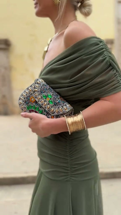 Jade - Elegant Grön Klänning