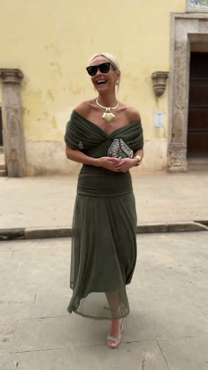 Jade - Elegant Grön Klänning