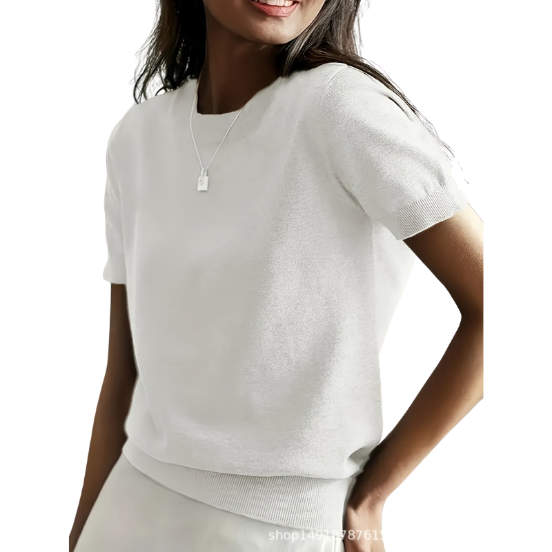 JENNY™ - Klassisk rundhalsad casual topp